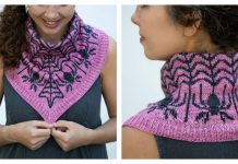 Venomous Spider Cowl Knitting Pattern