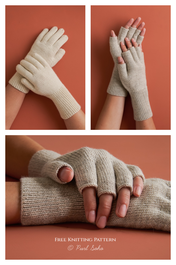 Very Classic Gloves Free Knitting Pattern