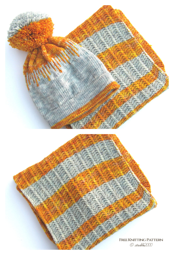 Knick Slip Stitch Scarf Free Knitting Pattern