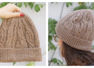 Relaxed Soul Cable Hat Free Knitting Pattern