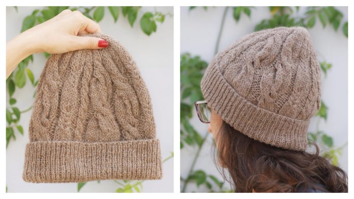 Relaxed Soul Cable Hat Free Knitting Pattern
