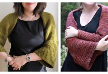 Verdant Scarf Shrug Free Knitting Pattern