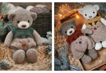 Amigurumi Christmas Bear Knitting Pattern