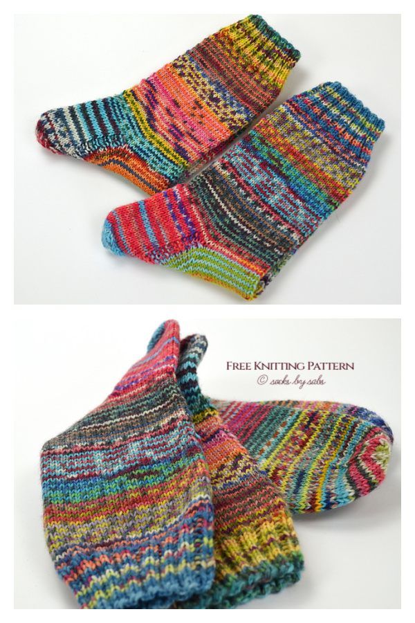 Happyscrappy Socks Free Knitting Pattern
