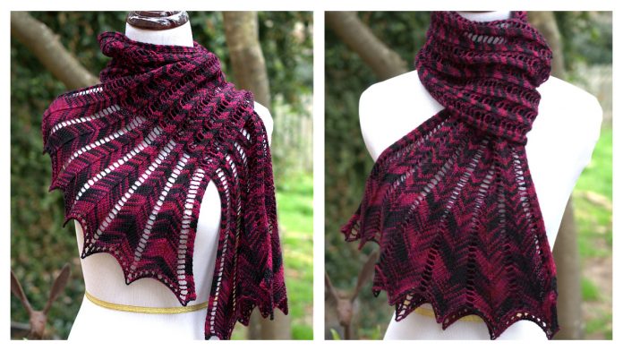 Hypernova Scarf Knitting Pattern