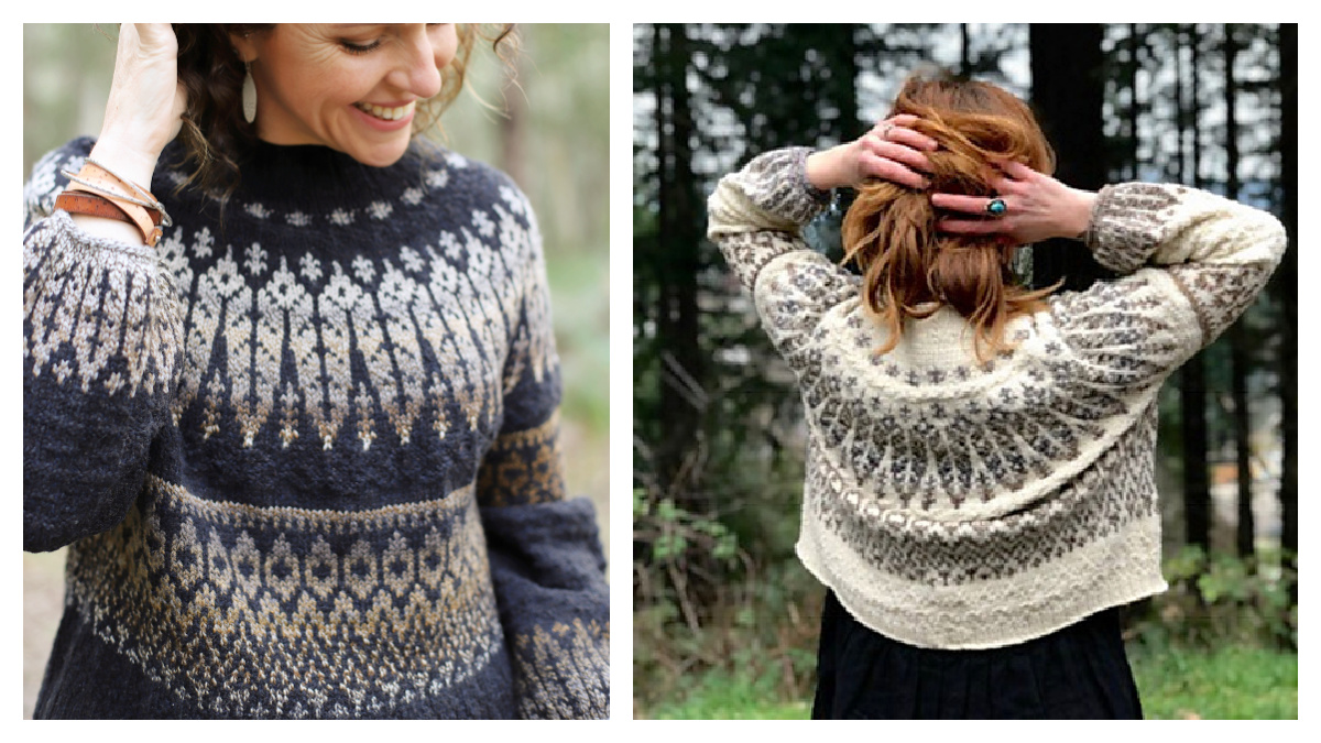 Koivua Pullover Sweater Knitting Pattern - Knitting Pattern