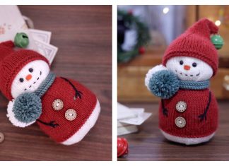 Amigurumi Chilly Snowman Free Knitting Pattern