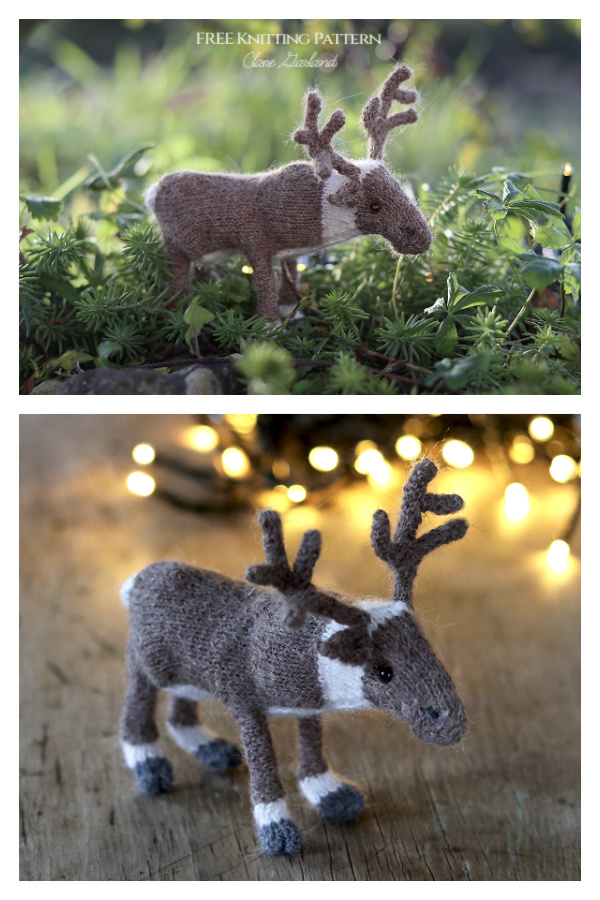 Amigurumi Reindeer Free Knitting Pattern
