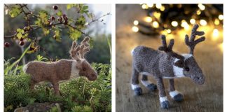 Amigurumi Reindeer Free Knitting Pattern
