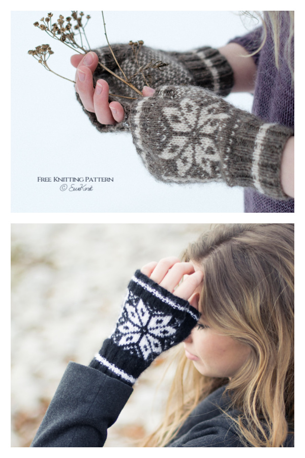 Grace Handwarmers Free Knitting Pattern