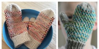 Minky Mittens Free Knitting Pattern