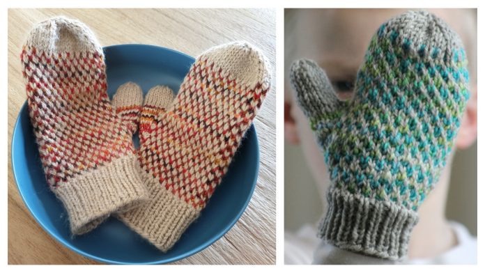 Minky Mittens Free Knitting Pattern