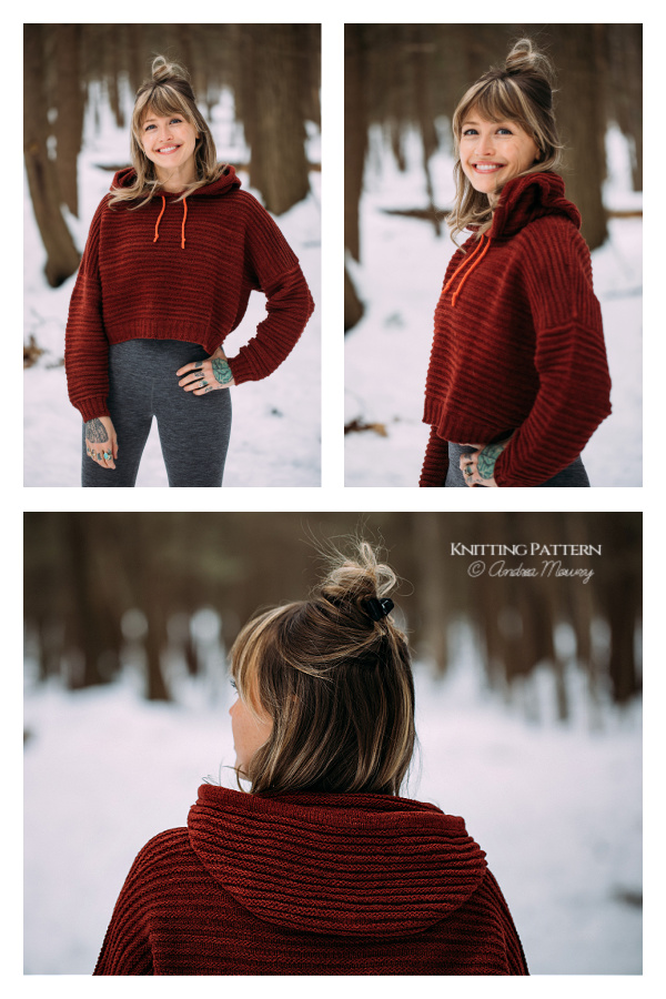 The Traveler Pullover Hoodie Sweater Knitting Pattern