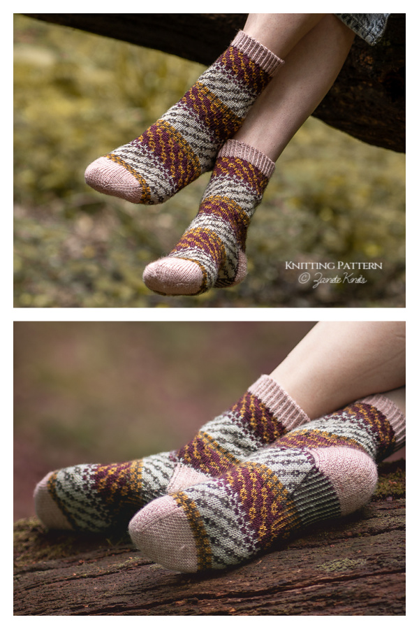 Unravel Memories Socks Knitting Pattern
