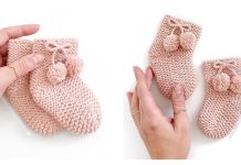 Easy Cutie Baby Socks Free Knitting Pattern