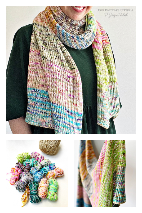 Scrap Wrap Shawl Free Knitting Pattern