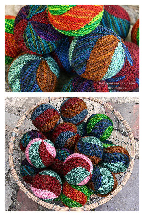 Soft Swirl Ball Free Knitting Pattern