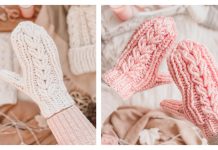 Be My Valentine Mittens Knitting Pattern