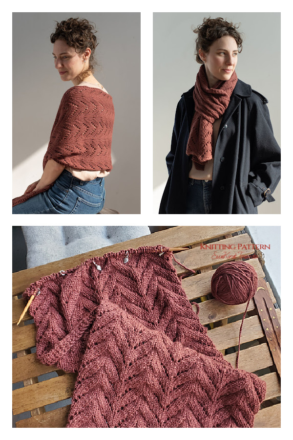 Midori Shawl Free Knitting Pattern