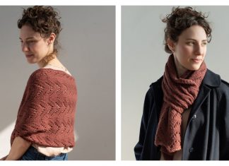 Midori Shawl Free Knitting Pattern