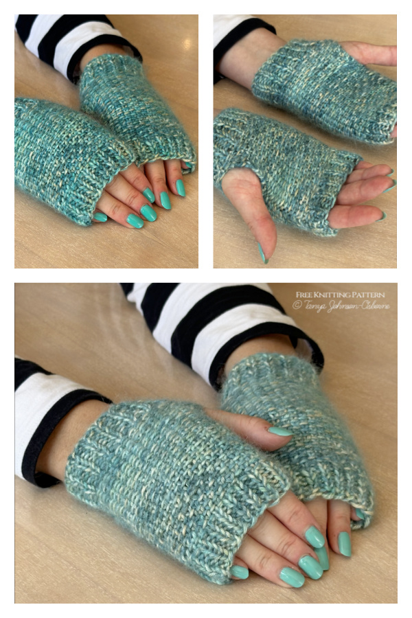 Tina's Linen Stitch Gloves Free Knitting Pattern