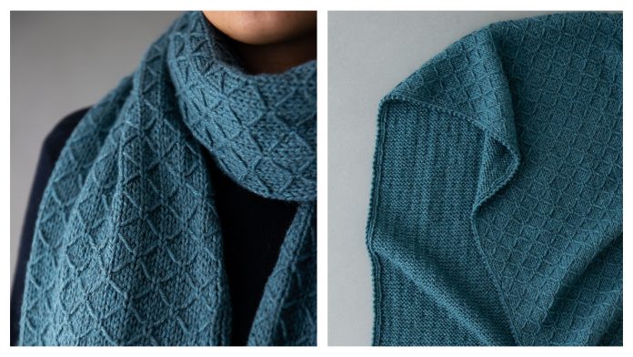Trellis Wrap Shawl Scarf Free Knitting Pattern