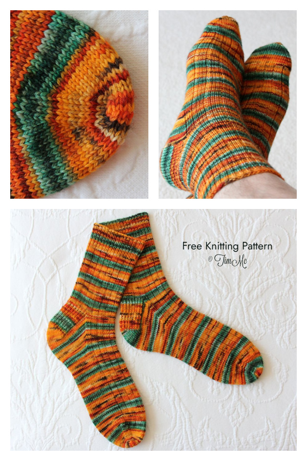 A Nice Ribbed Sock Free Knitting Pattern 