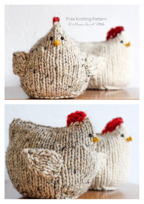 Poppy The Chicken Free Knitting Pattern