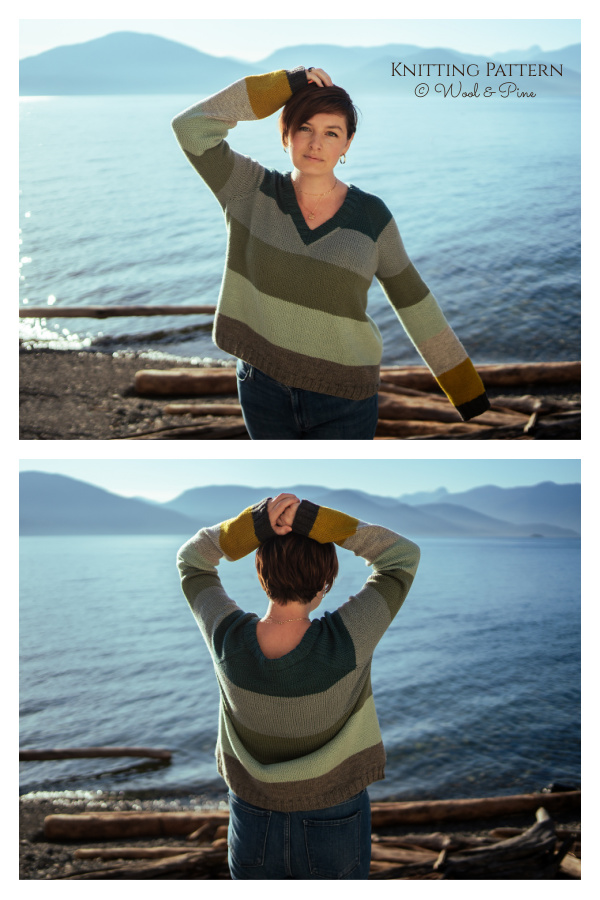 Port Townsend Pullover Top Knitting Pattern