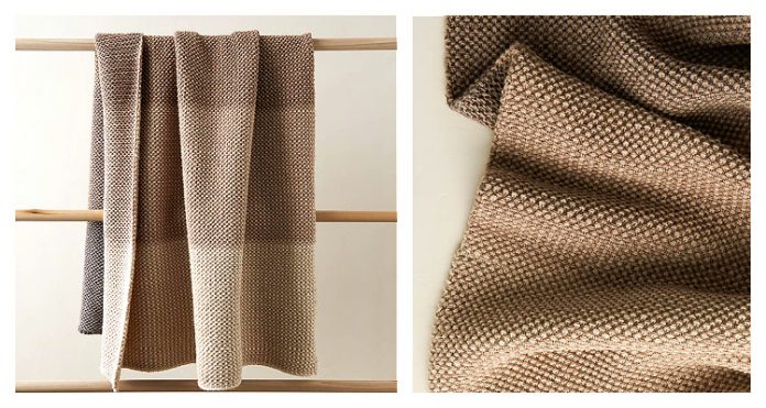 Sand Drift Blanket Free Knitting Patterns