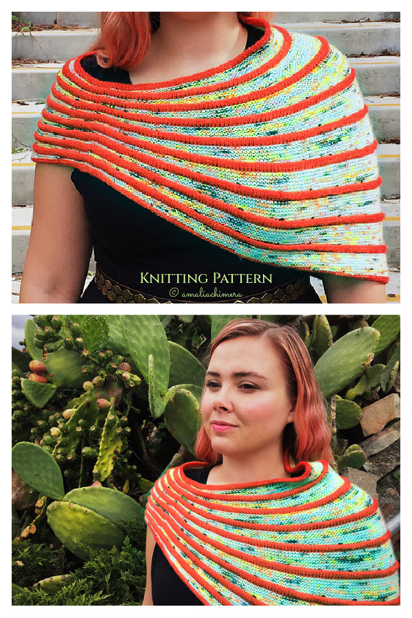 Slouchy Batad Poncho Knitting Pattern
