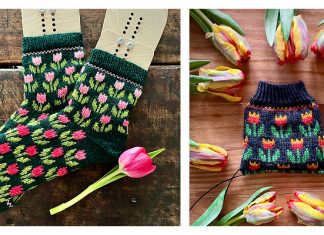 Tiptoe through the Tulips Knitting Pattern