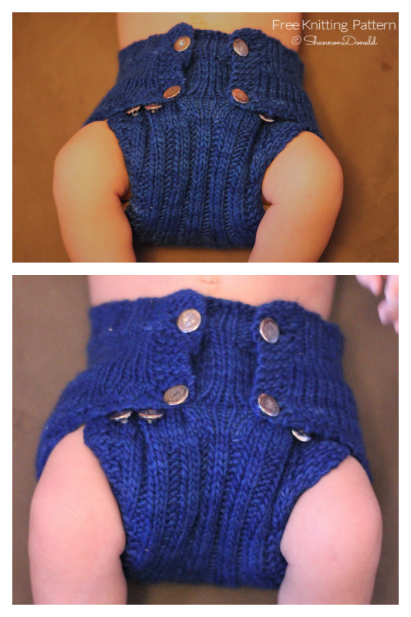 Cascia Baby Wrap Diaper Cover Free Knitting Pattern