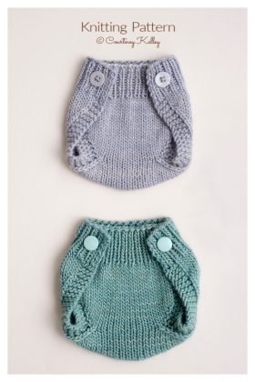 Baby Wrap Diaper Cover Knitting Patterns - Knitting Pattern