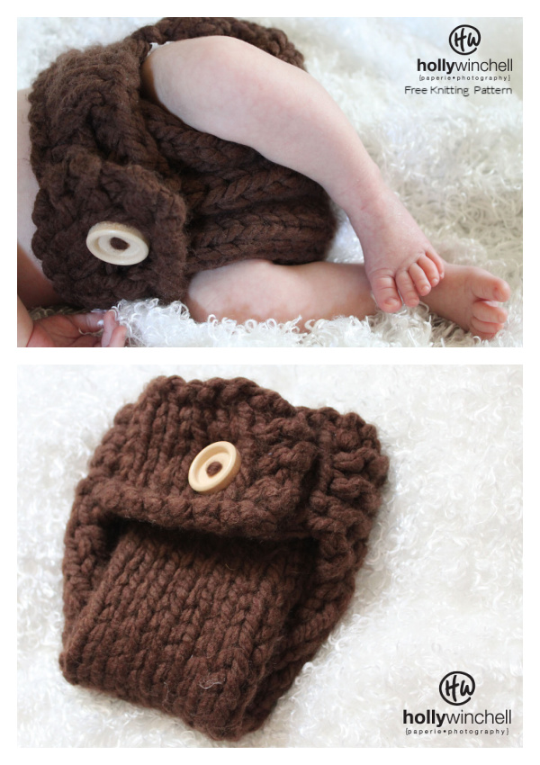 Very Chunky Diaper Cover Free Knitting Pattern