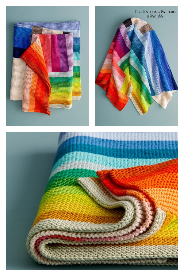 Good Morning Blanket Free Knitting Pattern