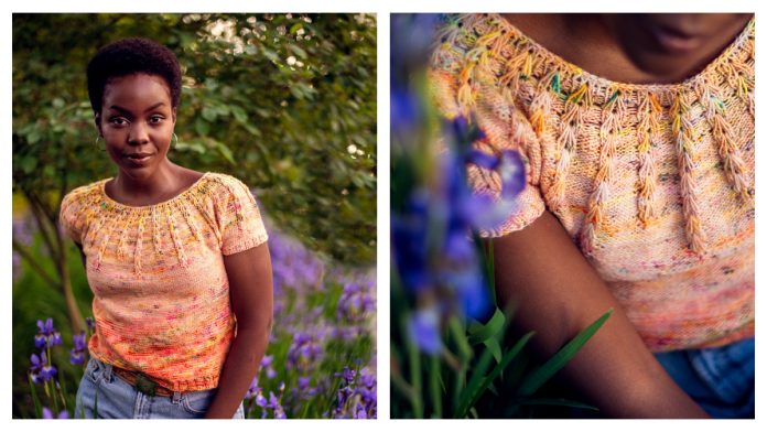 Summer Sorrel Tee Top Knitting Pattern