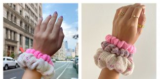 Soho Scrunchie Free Knitting Pattern