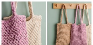 Summer Lace Tote Bag Free Knitting Pattern