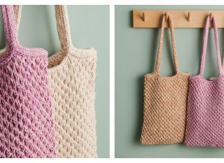 Summer Lace Tote Bag Free Knitting Pattern