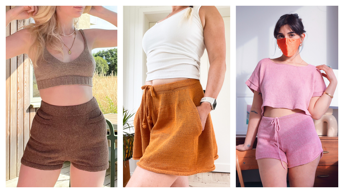 Women Summer Shorts Knitting Patterns Knitting Pattern