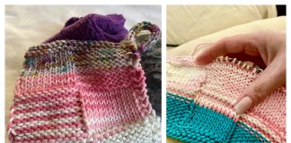 Checkered Past Tea Towel Free Knitting Pattern