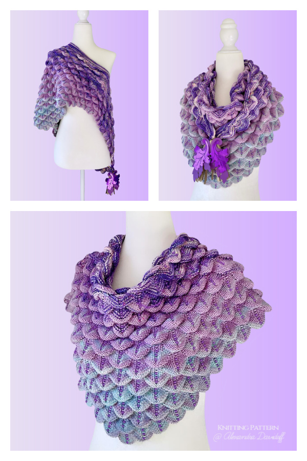 Dragon Lore Shawl Knitting Patterns