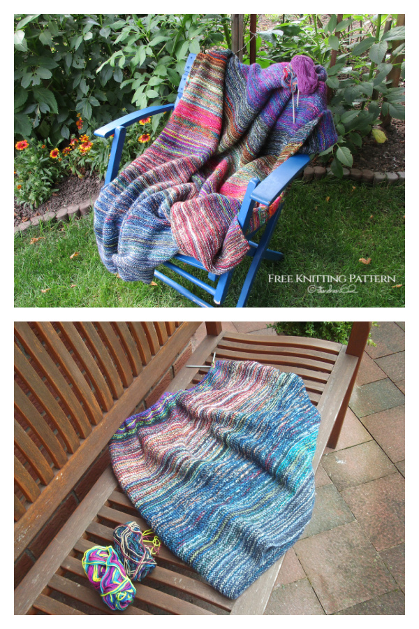 Garter Squish Blanket Free Knitting Pattern