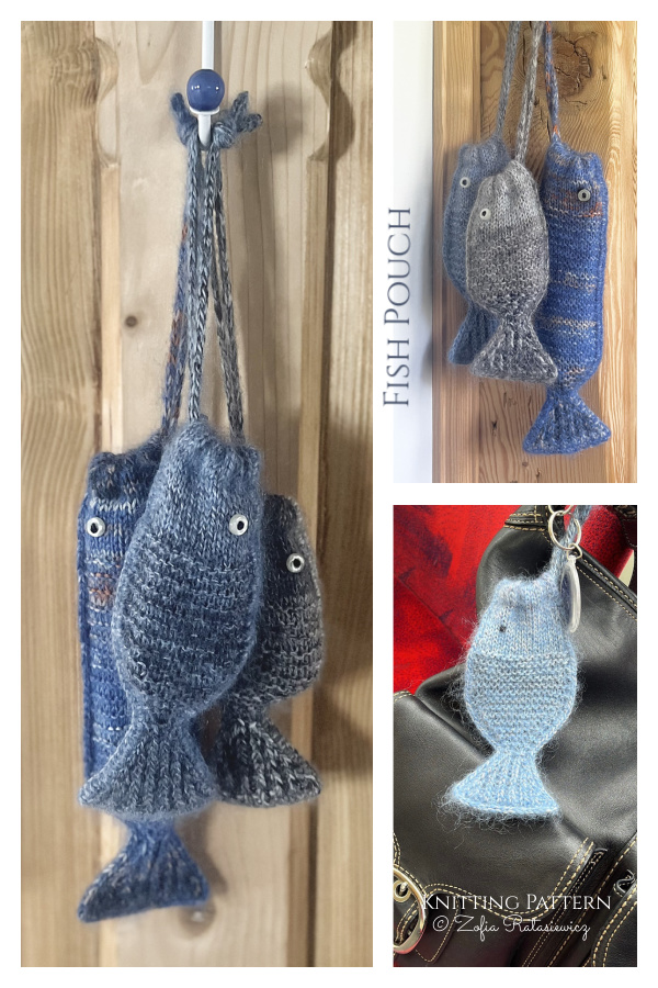 The Little Fish Pouch Knitting Pattern 