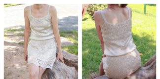 Lace Karin Tunic Dress Free Knitting Pattern