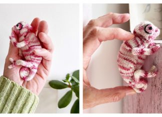 Amigurumi Chameleon Free Knitting Pattern