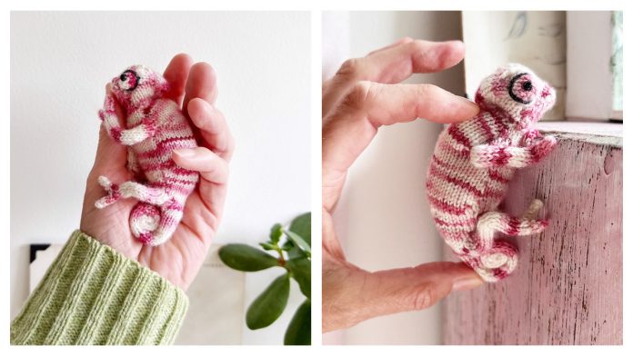 Amigurumi Chameleon Free Knitting Pattern