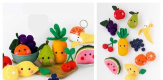 Amigurumi Fruity Friends Free Knitting Patterns