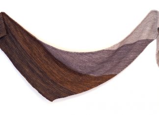 Basic Boomerang Shawl Knitting Pattern